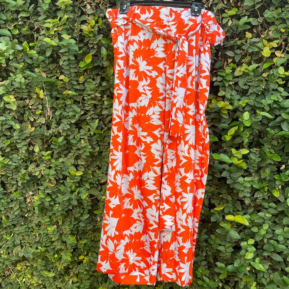 J. Crew Wide Leg Pant in Raffi Falling Leaves